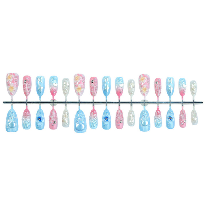 Fantasy-Themed Press-On Nail Art Collection Bowlift