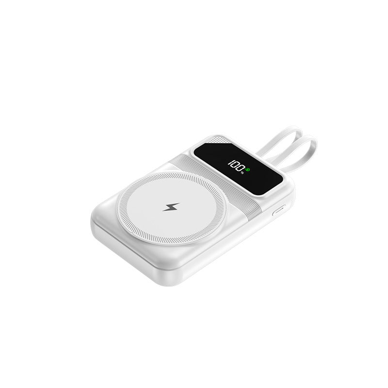 Wireless power bank with integrated Qi charger Bowlift