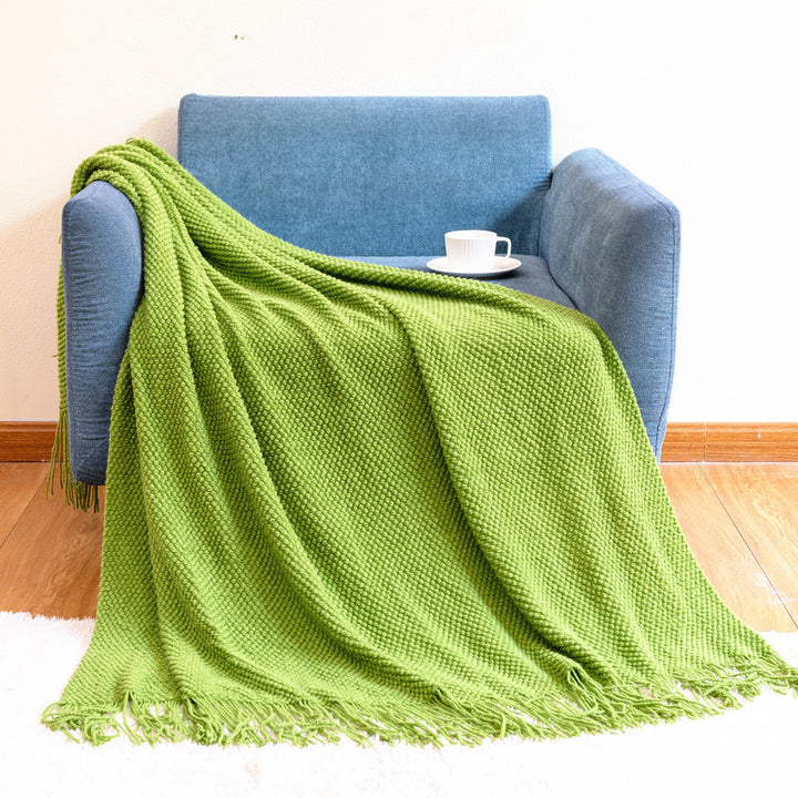 Textured Cozy Throw Blanket