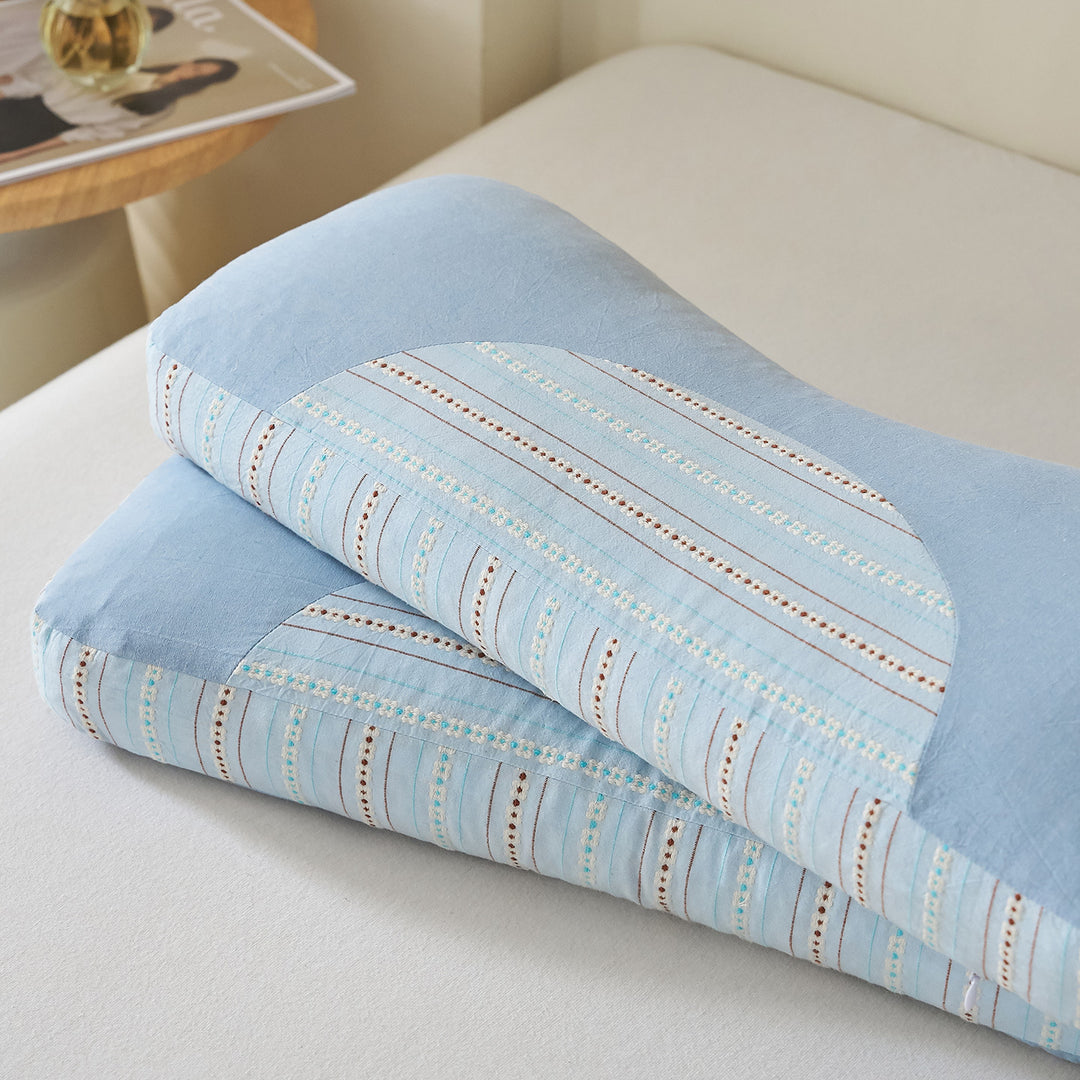 Ergonomic Sleep Pillow with Fine Pattern Structure Bowlift