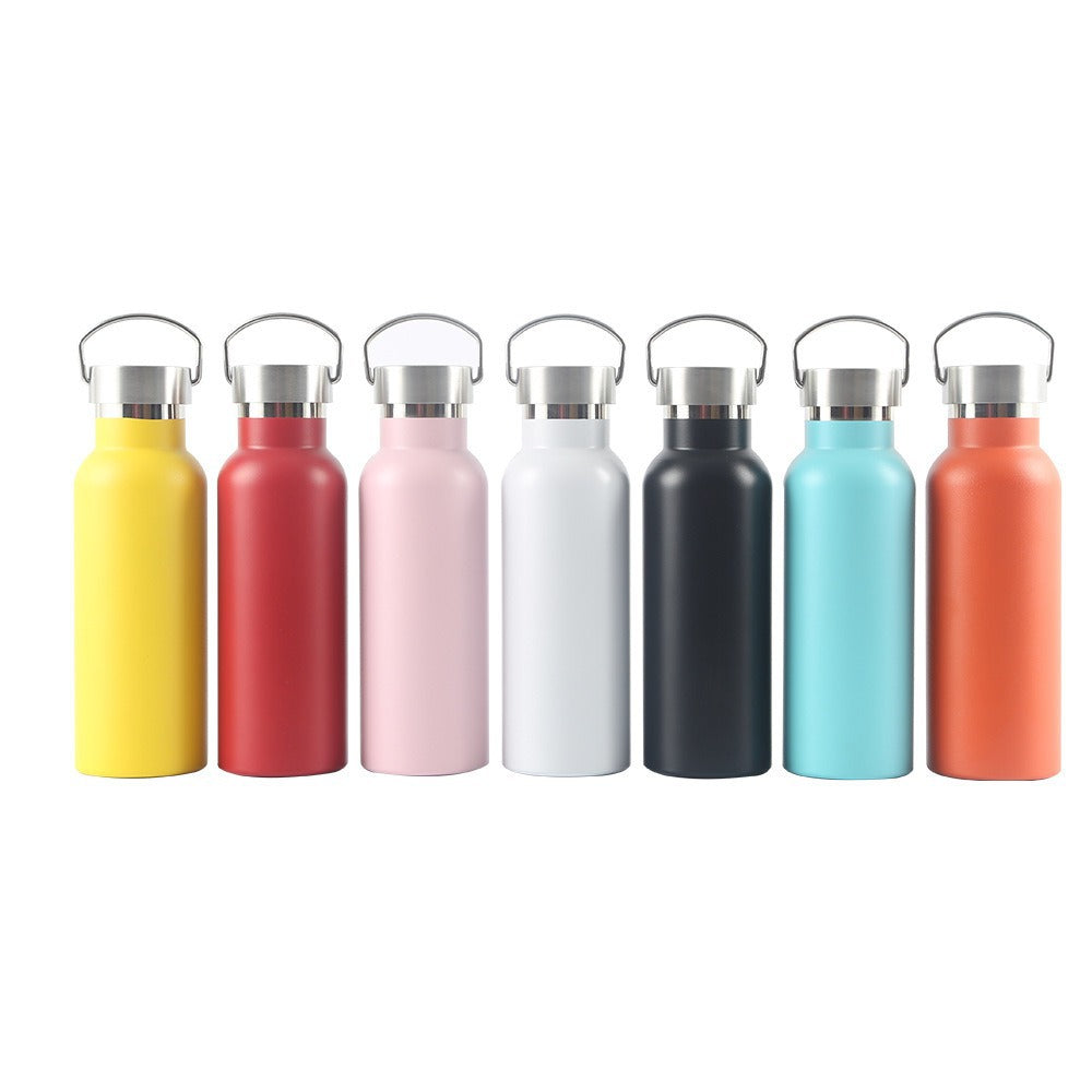 Women's high-quality thermos bottle with practical carrying handle Bowlift