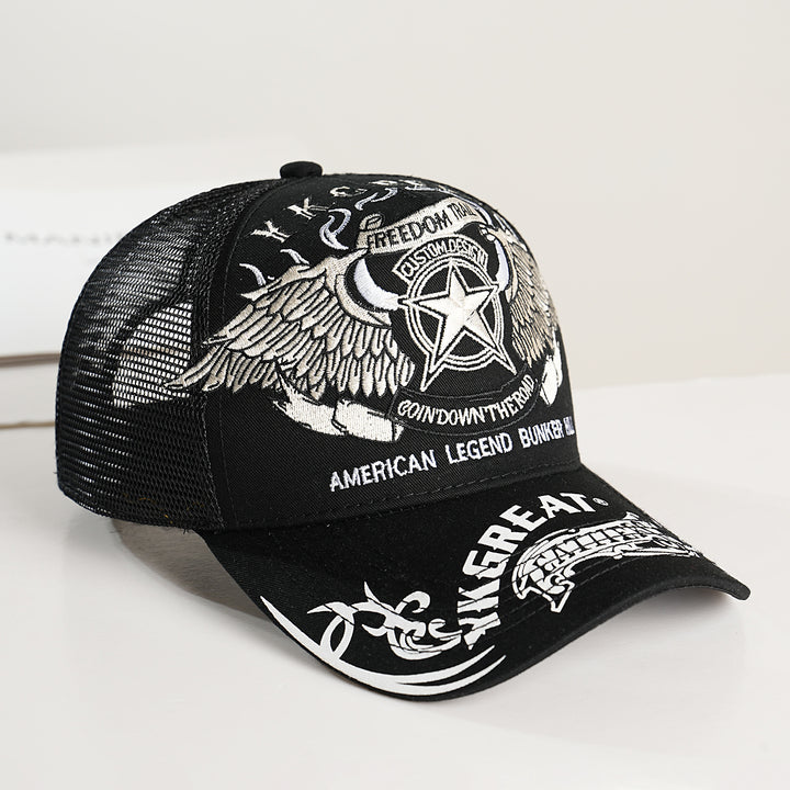 Unisex Trucker Cap with graphic design and breathable mesh Bowlift