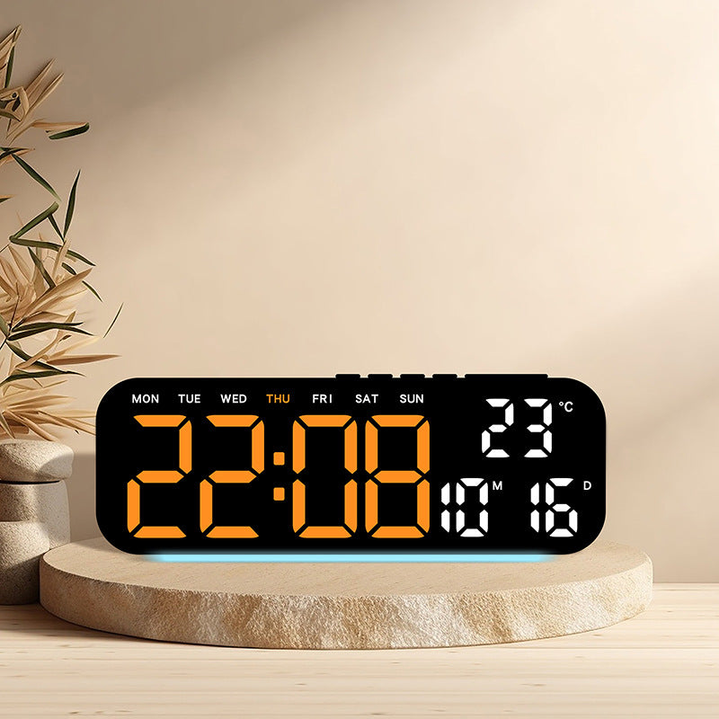 Digital alarm clock with temperature display and hygrometer Bowlift