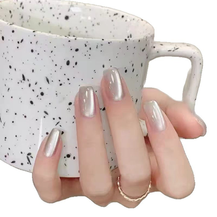 Elegant Glossy Press-On Nail Set Bowlift