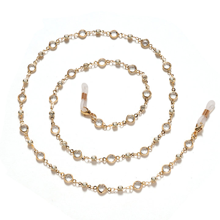 Decorative Crystal Eyewear Chain Bowlift