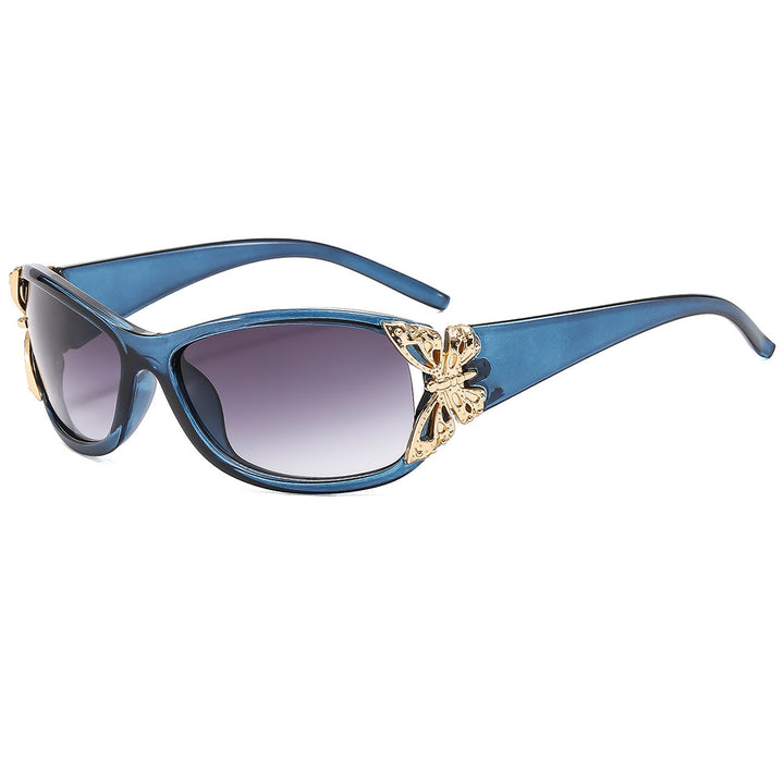 Fashion-Forward Butterfly-Embellished Sunglasses Bowlift