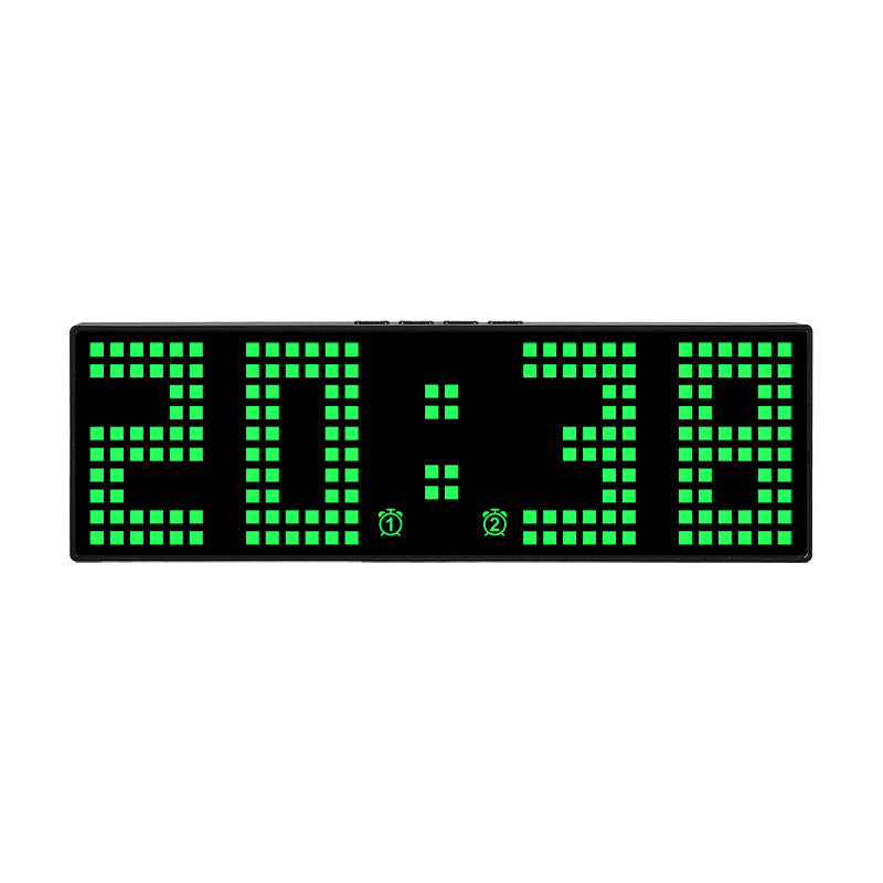 Digital LED alarm clock with color change Bowlift