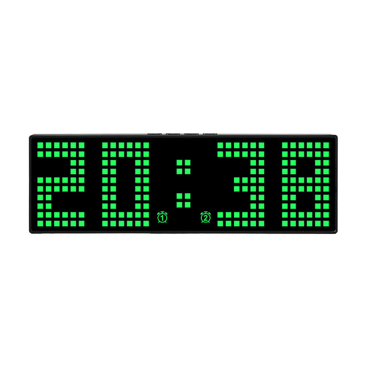 Digital LED alarm clock with color change Bowlift