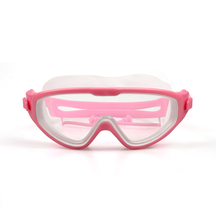 Waterproof swimming goggles with adjustable nose piece Bowlift