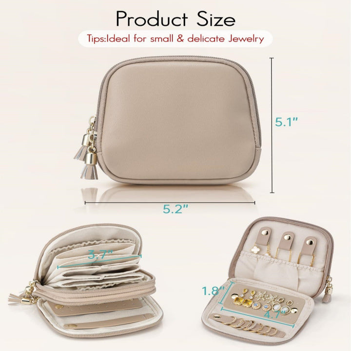 Elegant jewelry organizer with multiple compartments Bowlift