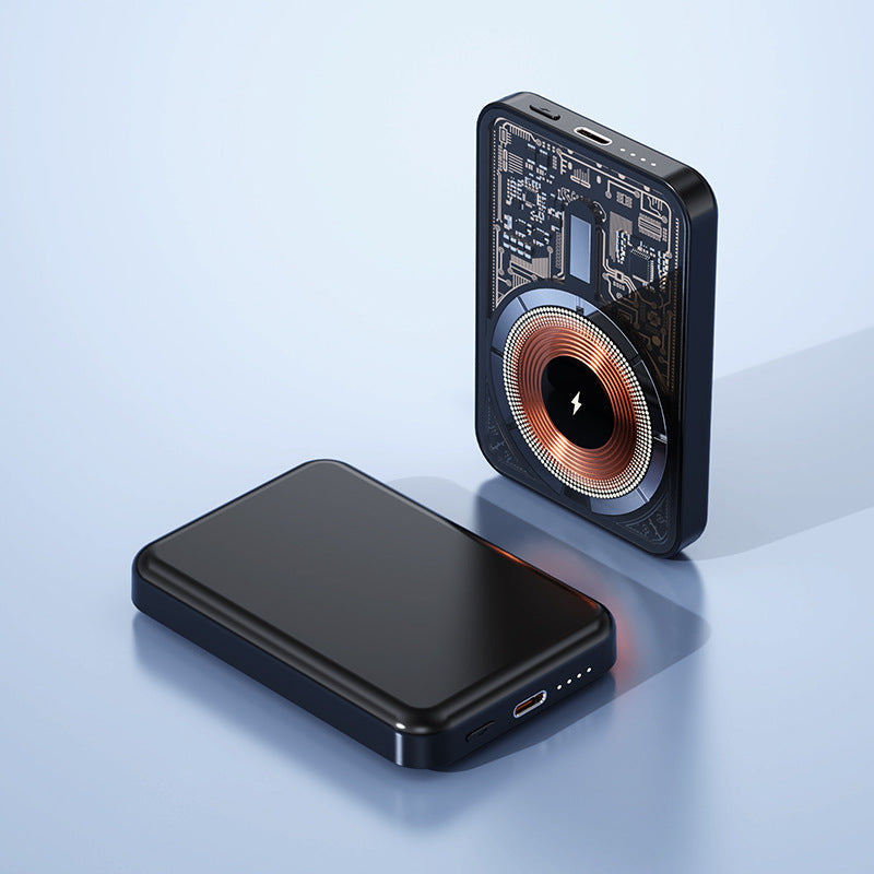Portable power bank with wireless fast charging function Bowlift