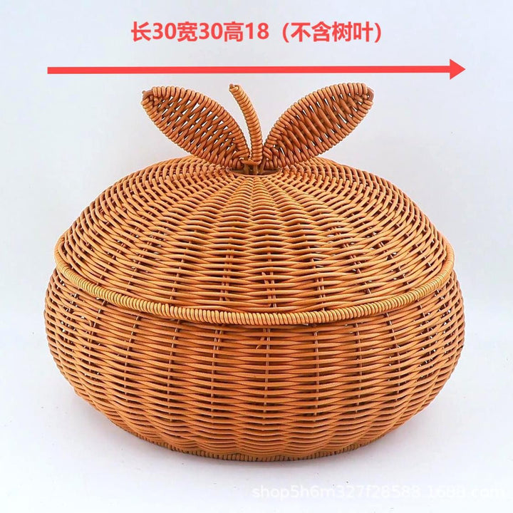 Women’s Braided Basket with Removable Lid Bowlift