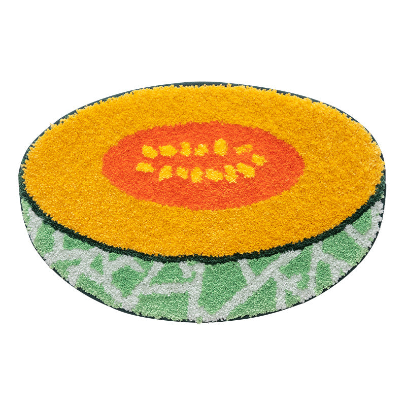 Peach-Shaped Bathroom Mat Bowlift