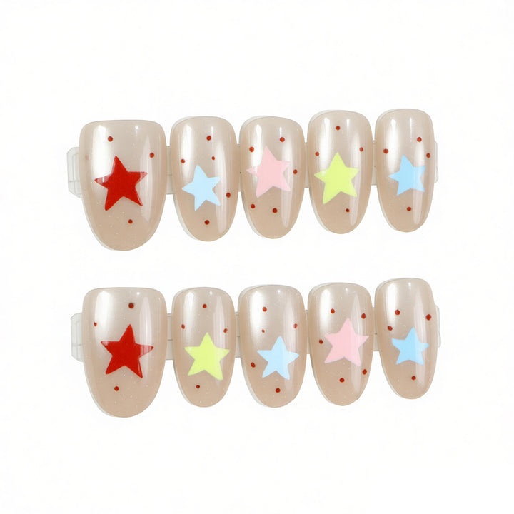 Artistic Themed Press-On Nail Set Bowlift