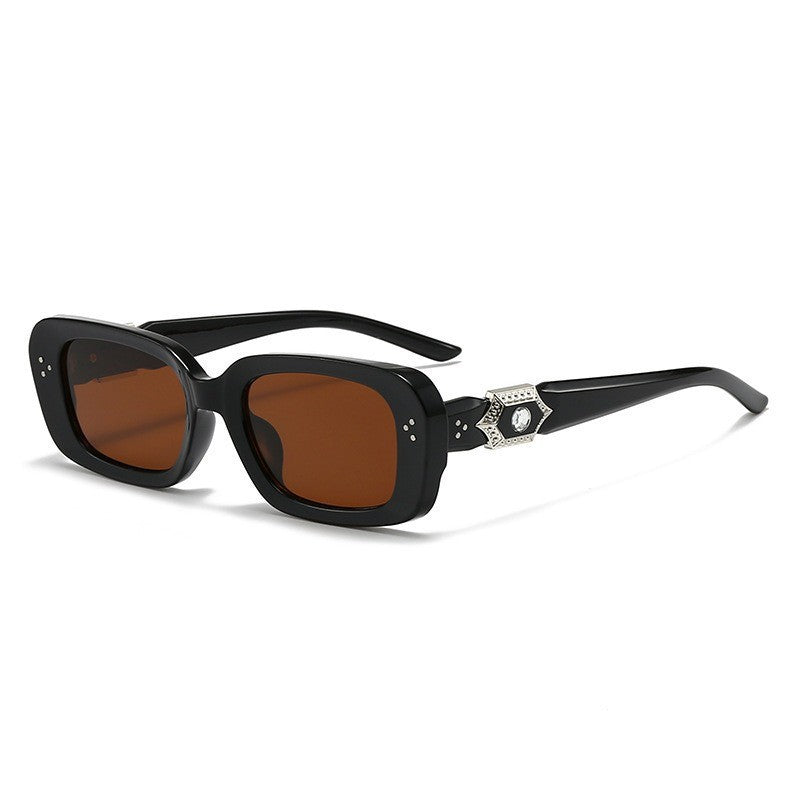 Sophisticated Wide Square Frame Sunglasses