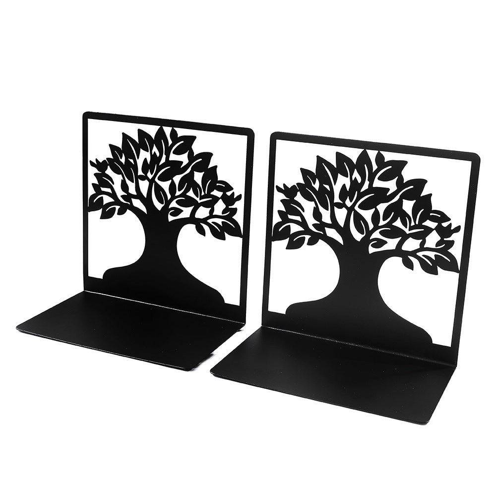 Decorative Metal Tree Design Bookends