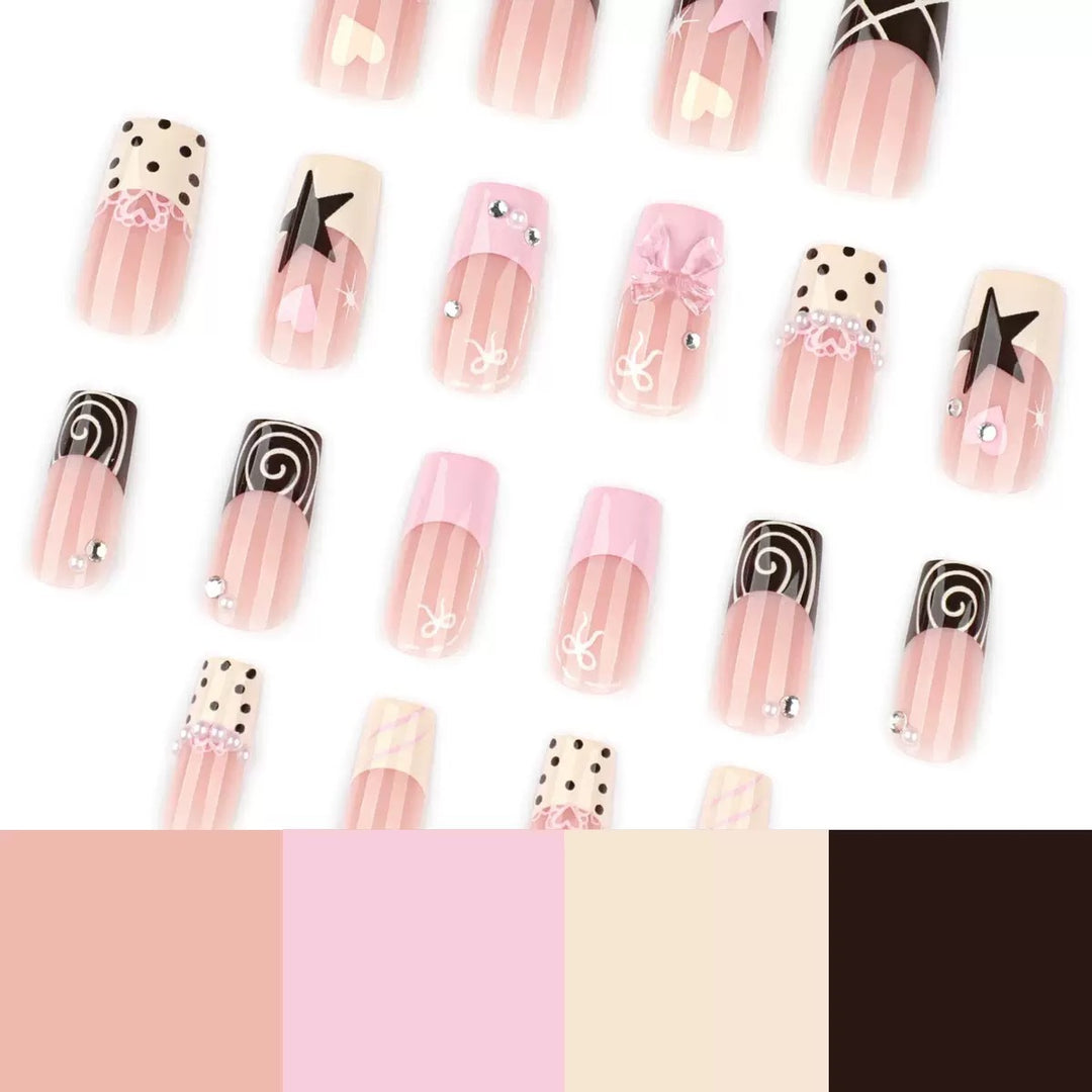Artistic 3D Decorative Nail Extensions Bowlift