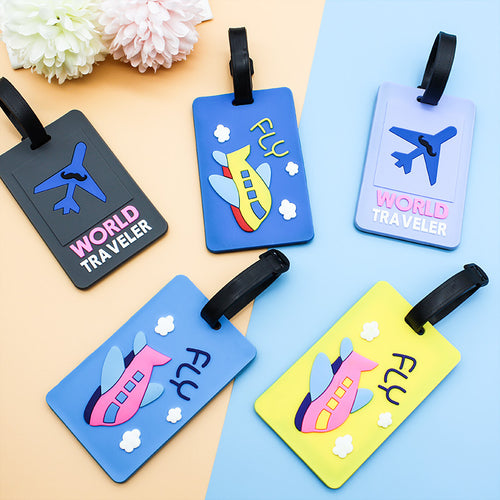 Unisex Luggage Tag in Creative Airplane Design Bowlift