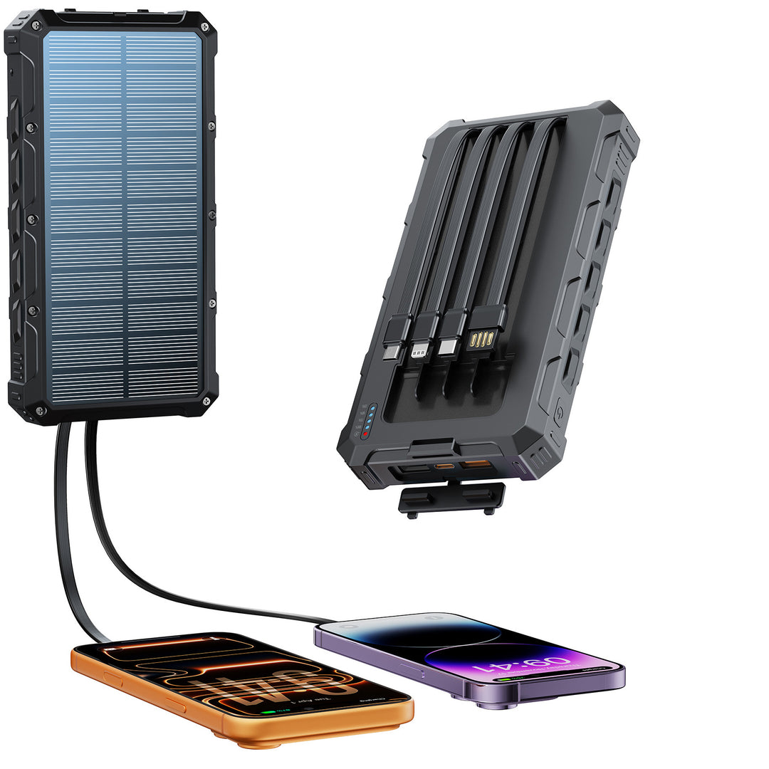 Multifunctional Solar Power Bank with Fast Charging Function Bowlift