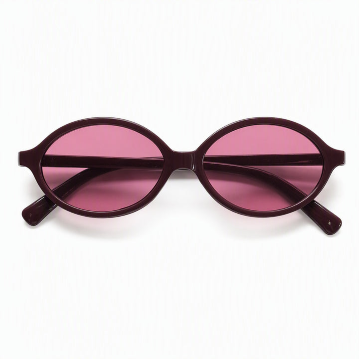 Vintage Oval Frame Sunglasses Bowlift