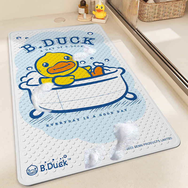Playful Cartoon Shower Mat Bowlift