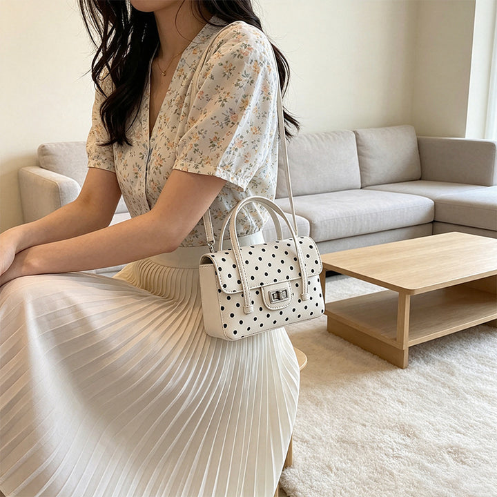 Charming Polka Dot Mini Purse Bowlift