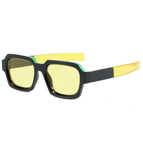 Women's sunglasses with eye-catching rectangular frame and UV protection Bowlift