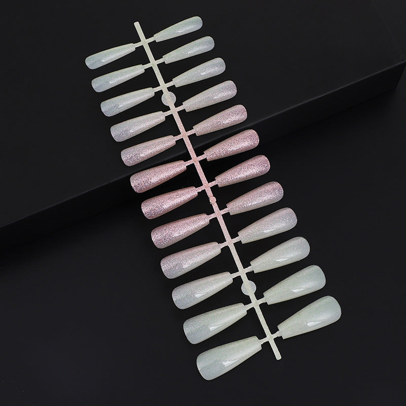 Nail art set with glitter and elegant transitions Bowlift