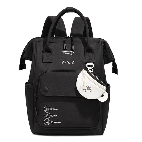 Multi-Functional Casual Backpack with Detachable Pouch Bowlift