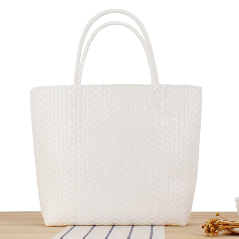 Stylish Beach Bag Made of High-Quality Woven Material Bowlift