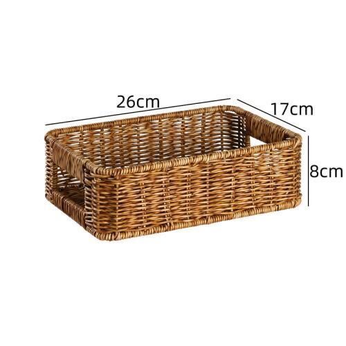 Rectangular Woven Storage Basket Bowlift