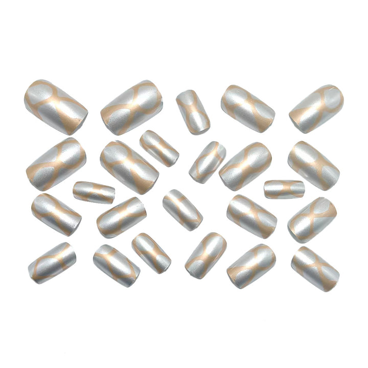 Artificial nails with elegant 3D pattern Bowlift
