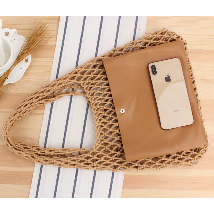 Net bag made of handcrafted natural material Bowlift