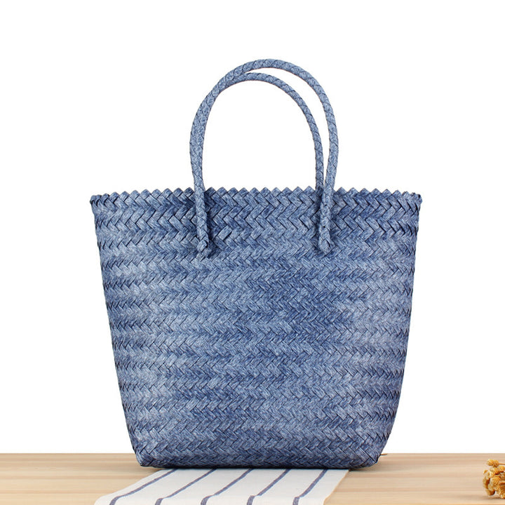 Braided Tote Bag with Sturdy Carry Handles Bowlift