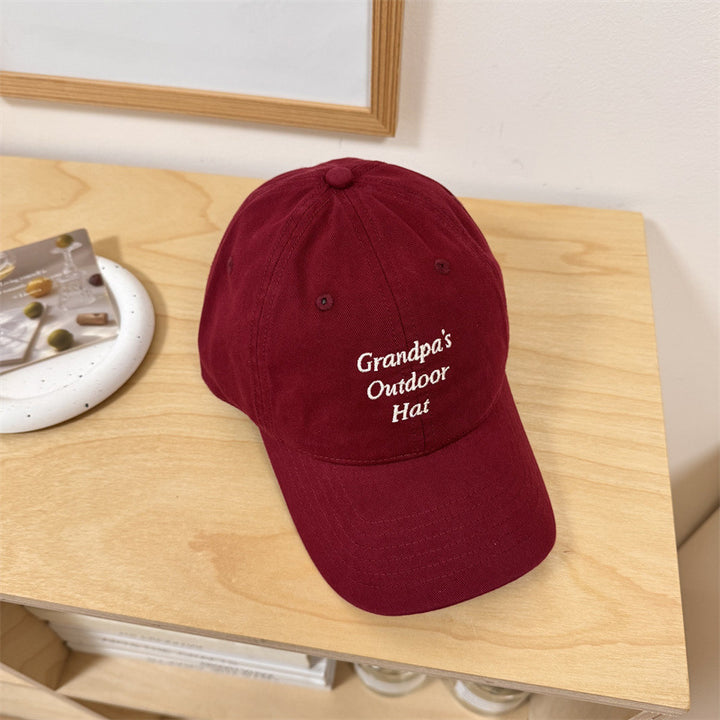 Men's Embroidered Outdoor Cap Bowlift