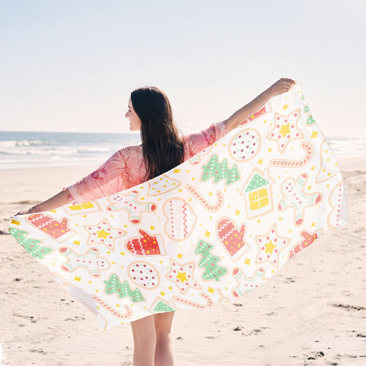 light beach towel with creative jellyfish design Bowlift