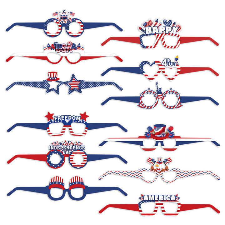 Women creative photo glasses for patriotic celebrations Bowlift