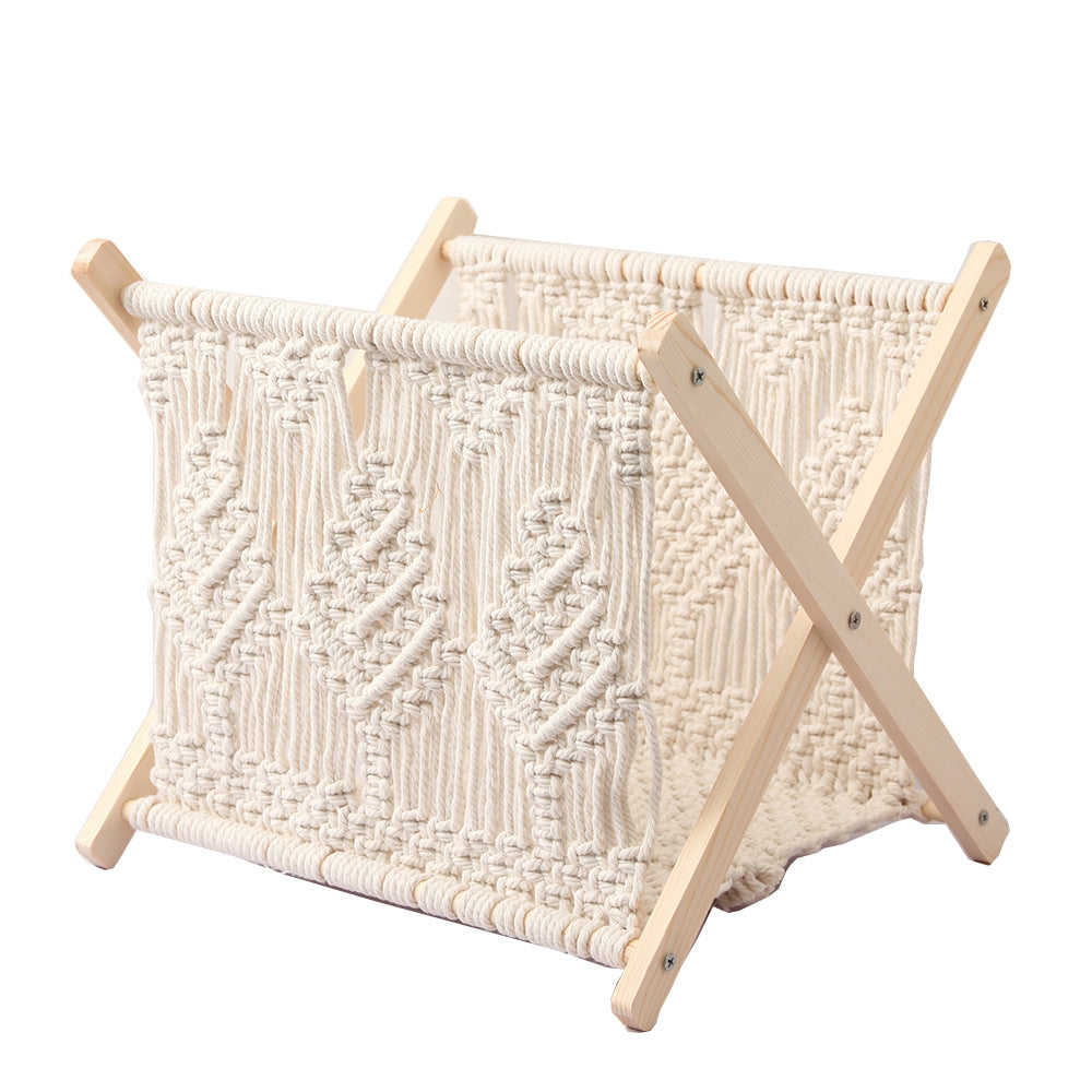 Decorative Macrame Storage Basket Bowlift