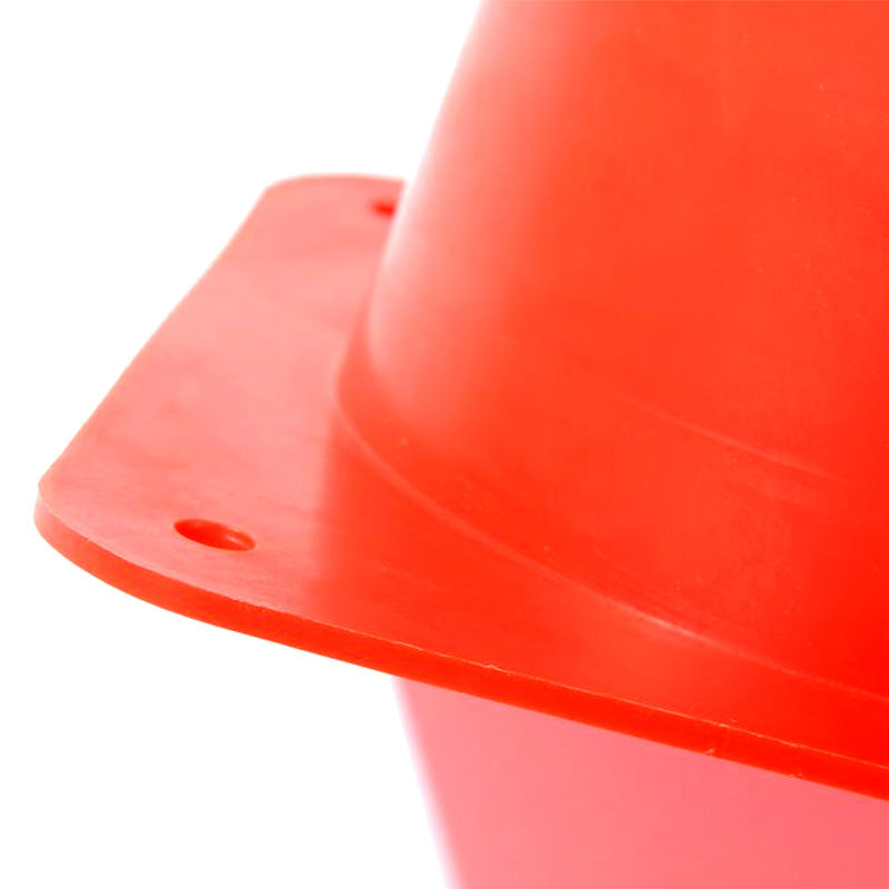 Flexible PVC Traffic Safety Cone with Heavy-Duty Square Base and Stackable Design Bowlift