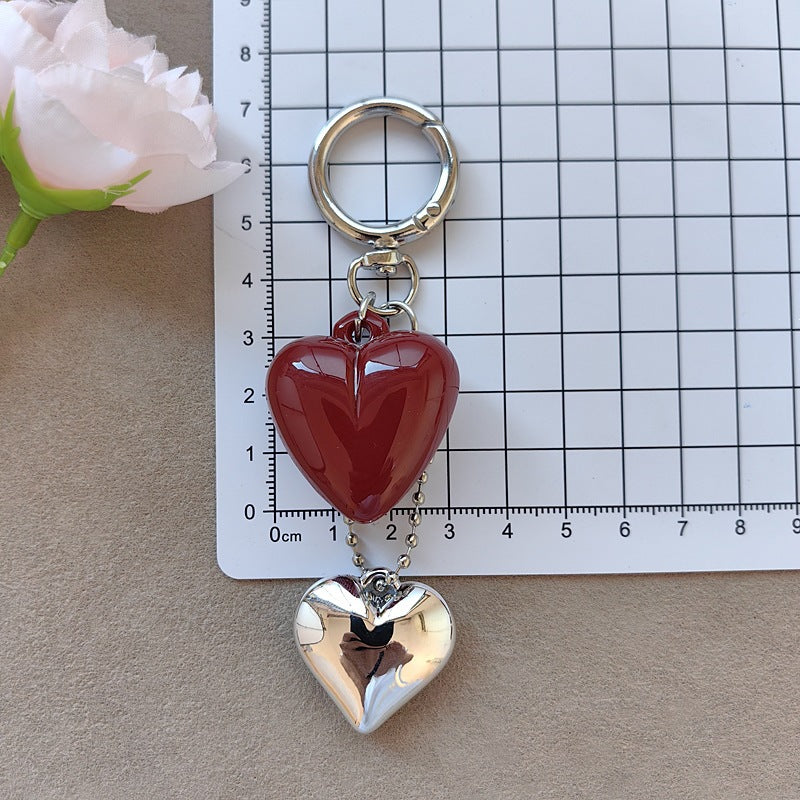 Keychain with bow and heart motif Bowlift