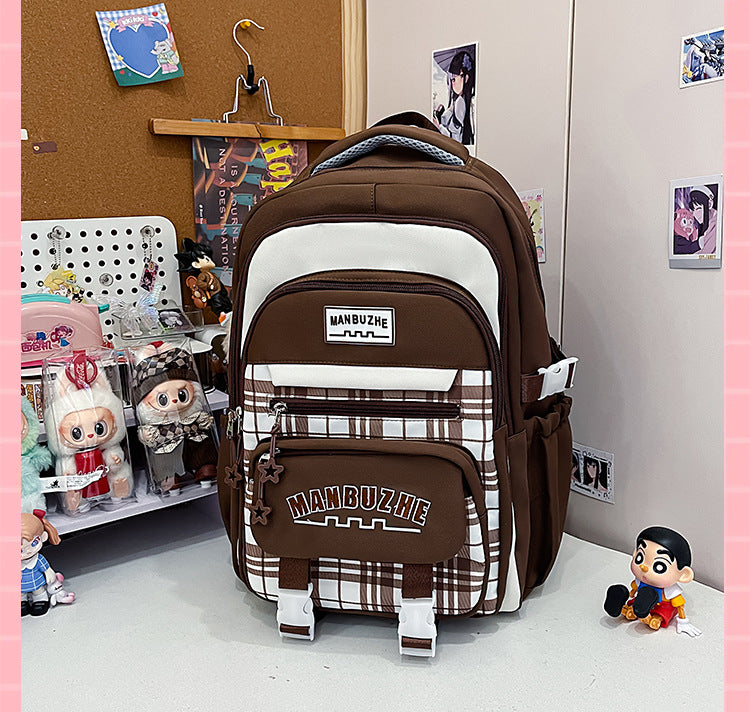 Casual Lightweight School Backpack Bowlift