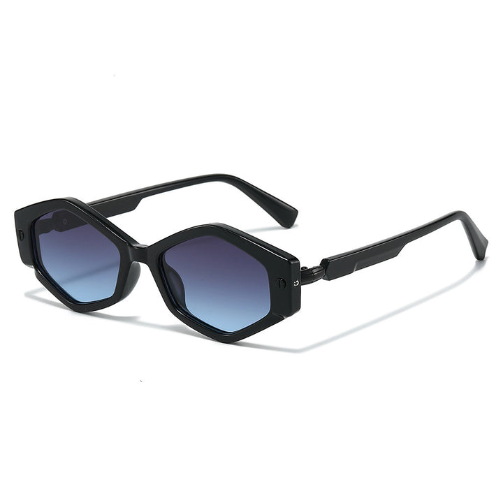 Fashionable Hexagonal Sunglasses Bowlift