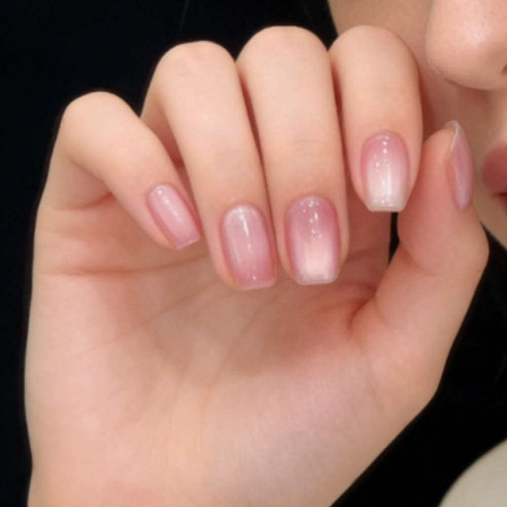 Artistic Heart-Embellished Press-On Nails Bowlift
