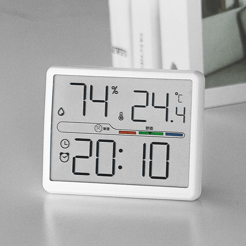 Digital Thermo-Hygrometer Alarm Clock Bowlift