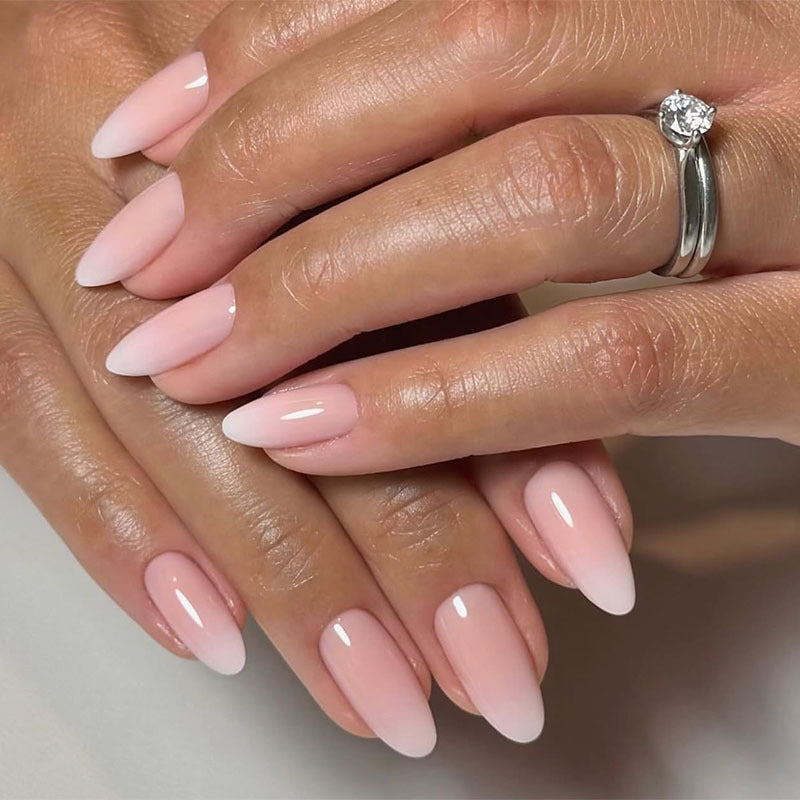 Stylish nail extensions with delicate ombre design Bowlift