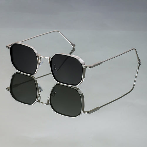 Women's fashionable sunglasses with stylish, square frame and UV protection Bowlift