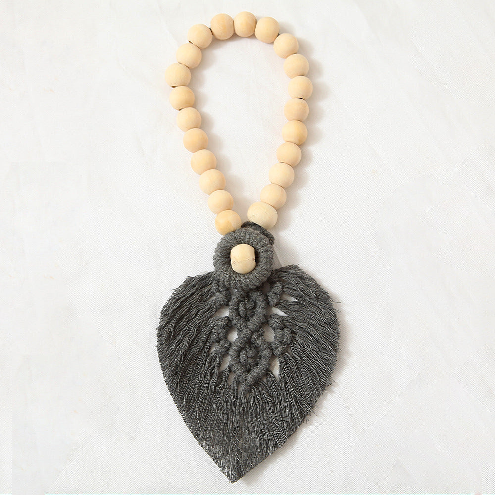 Decorative Macrame Leaf Wall Hanging Bowlift