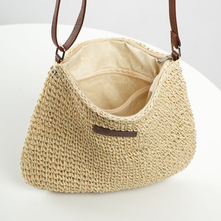 Handcrafted Rattan Crossbody Bag Bowlift