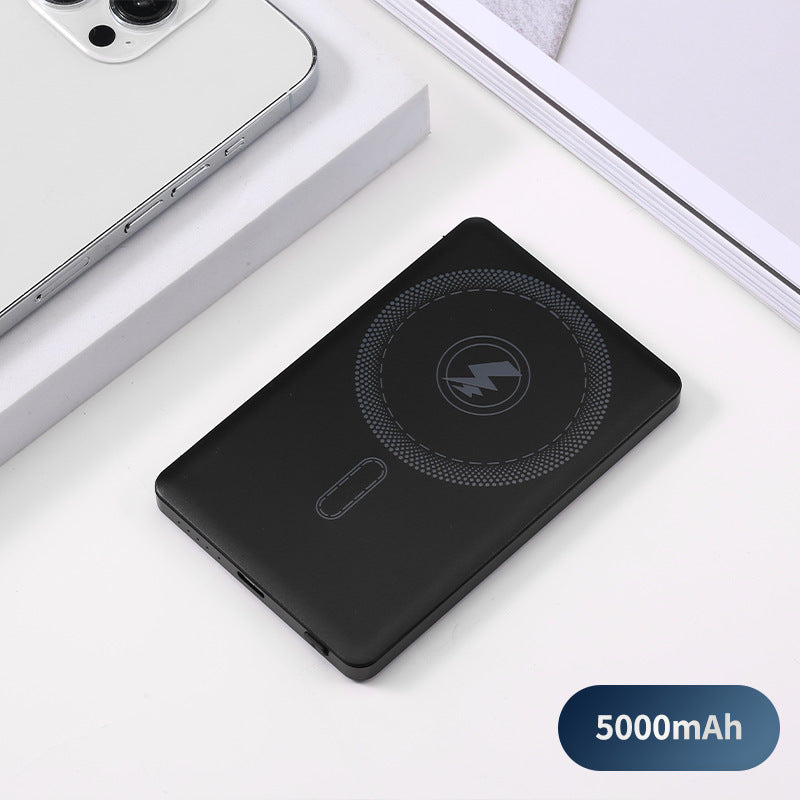 Portable power bank with inductive fast charging technology and 5000 mAh capacity Bowlift