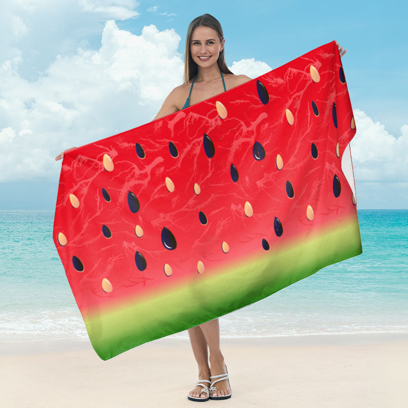 Beach towel with striking surf design Bowlift